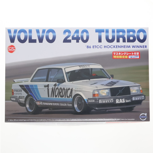 [PTM] 1/24 ボルボ 240ターボ 1986 ETCC ホッケンハイム ウィナー マスキングシート付き プラモデル(PN24013MSK) プラッツ/NuNu