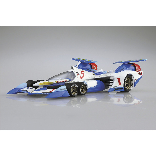 [PTM] 1/24 サイバーフォーミュラ No.8 νアスラーダ AKF-0/G(リフティングターンモード) 新世紀GPXサイバーフォーミュラSAGA プラモデル(202234) アオシマ