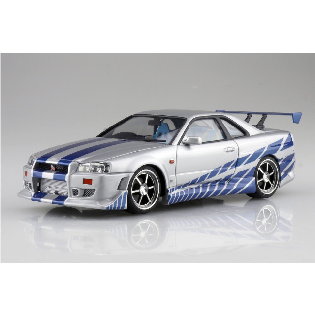 [PTM] ムービーメカ No.WS-02 1/24 ワイルド・スピード R34 スカイライン GT-R ワイルド・スピードX2 プラモデル(067956) アオシマ