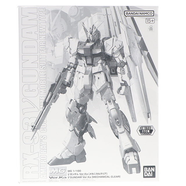 [PTM] イベント限定 MG 1/100 νガンダム Ver.Ka[メカニカルクリア] 機動戦士ガンダム 逆襲のシャア プラモデル バンダイスピリッツ
