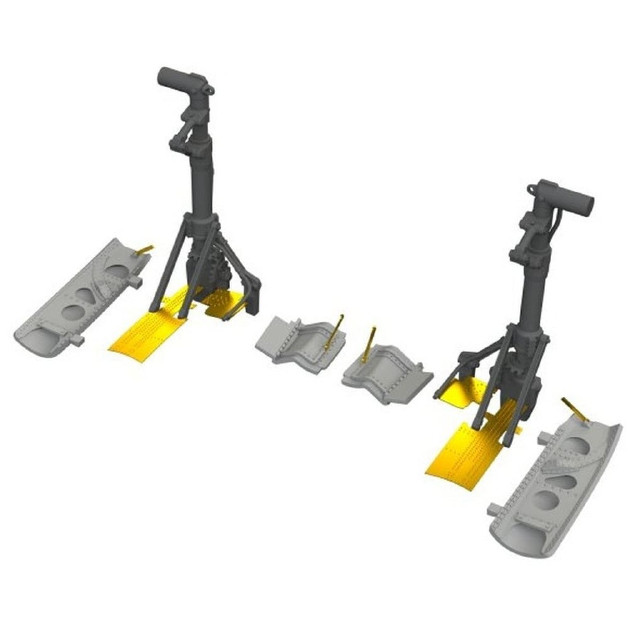 [PTM] 1/48 P-40E 着陸装置(エデュアルド用) プラモデル用アクセサリ(EG6481074) Eduard(エデュアルド)