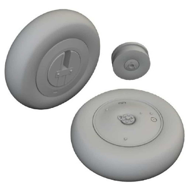 [PTM] 1/48 ライサンダー ホイール(エアフィックス用) プラモデル用アクセサリ(EG6481115) Eduard(エデュアルド)