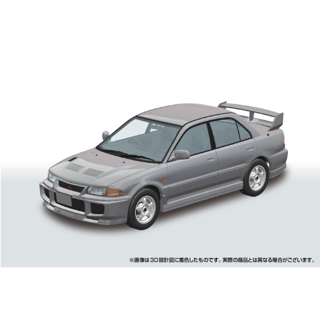 [PTM] 楽プラ スナップカー No.04-QS 1/24 CE9A ランサーGSRエボリューションIII 1995 クイーンズシルバー プラモデル(067819) アオシマ
