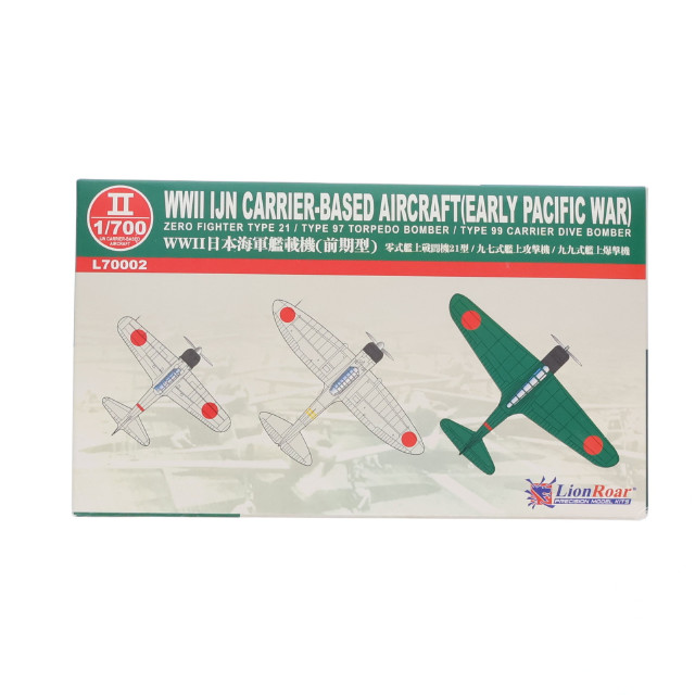 [PTM] 1/700 WWII 日本海軍艦載機前期型セット(18機セット) プラモデル(L70002) Lion Roar(上海ライオンロア)