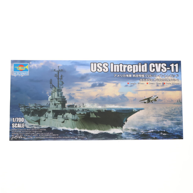 [PTM] 1/700 アメリカ海軍 航空母艦 CVS-11 イントレピッド プラモデル(06743) TRUMPETER(トランペッター)