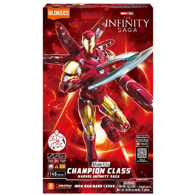 [PTM] CHAMPION CLASSシリーズ アイアンマン マーク85 Marvel Studios: The Infinity Saga(マーベル・スタジオ: インフィニティ・サーガ) プラモデル 童友社