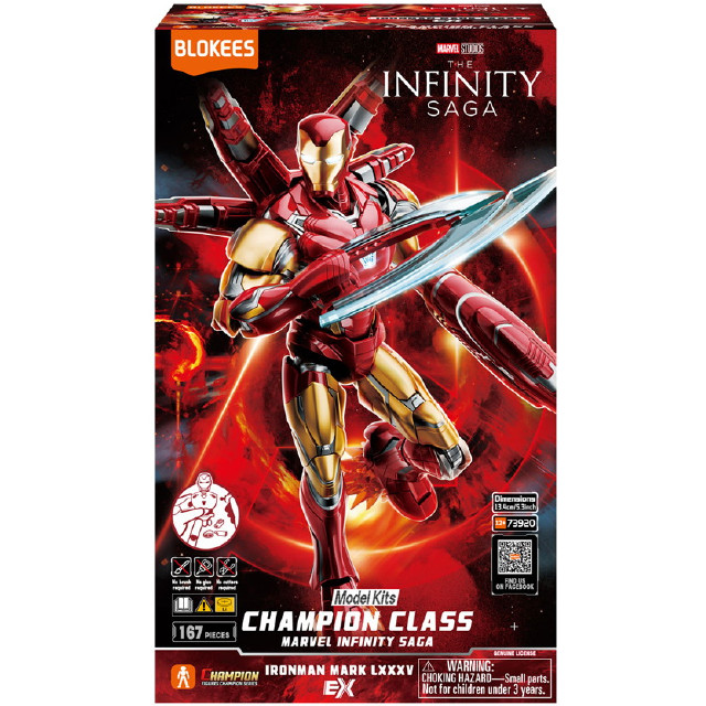 [PTM] CHAMPION CLASSシリーズ アイアンマン マーク85 EX版 Marvel Studios: The Infinity Saga(マーベル・スタジオ: インフィニティ・サーガ) プラモデル 童友社