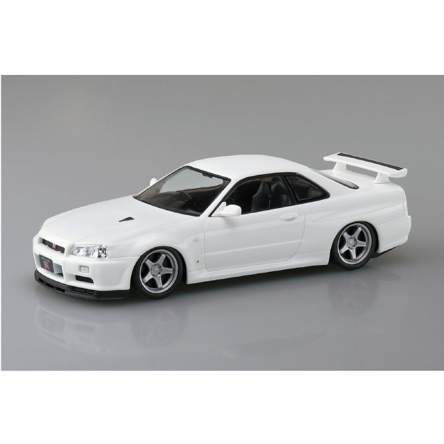 [PTM] 楽プラ スナップキット No.12CU-WP 1/32 ニッサン R34スカイラインGT-R カスタムホイール(ホワイトパール) プラモデル(202777) アオシマ