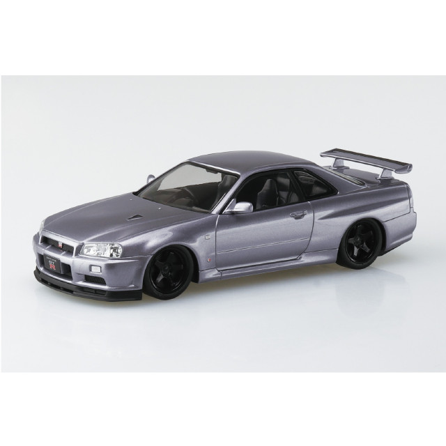 [PTM] 楽プラ スナップキット No.12CU-AS 1/32 ニッサン R34スカイラインGT-R カスタムホイール(アスリートシルバー) プラモデル(202784) アオシマ