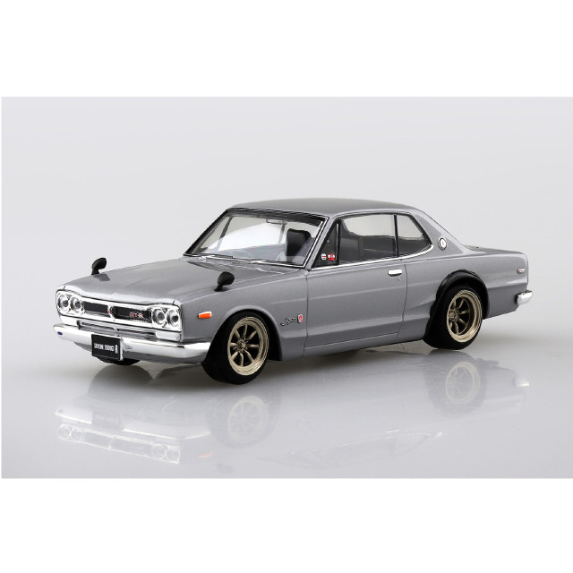 [PTM] 楽プラ スナップキット No.16CU-SV 1/32 ニッサン C10 スカイライン 2000GT-R カスタムホイール(シルバー) プラモデル(201671) アオシマ