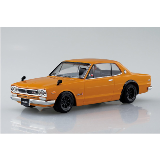[PTM] 楽プラ スナップキット No.16CU-BN 1/32 ニッサン C10 スカイライン 2000GT-R カスタムホイール(ブラウン) プラモデル(201701) アオシマ