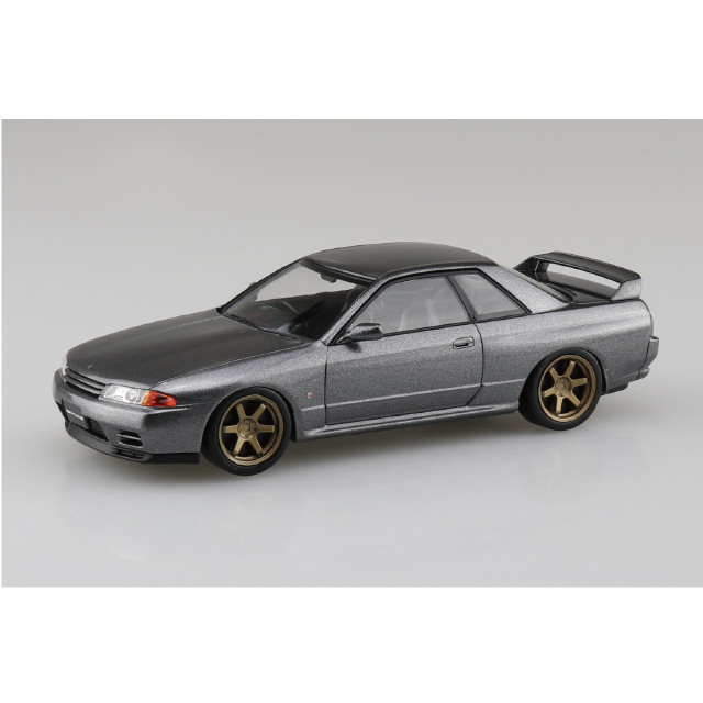 [PTM] 楽プラ スナップキット No.14CU-GG 1/32 ニッサン R32スカイラインGT-R カスタムホイール(ガングレーメタリック) プラモデル(202876) アオシマ