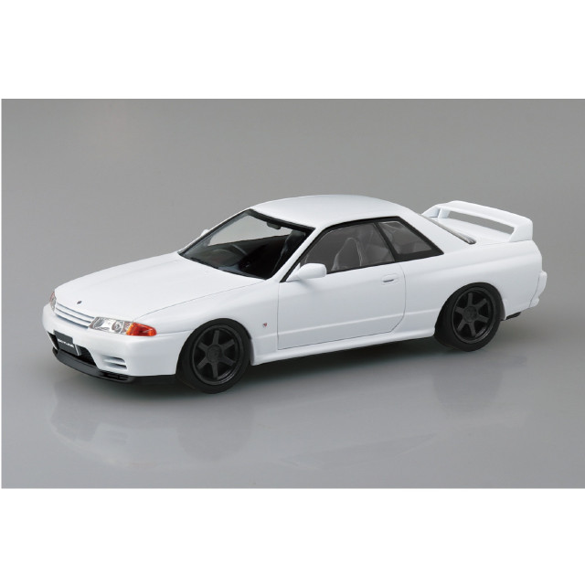 [PTM] 楽プラ スナップキット No.14CU-CW 1/32 ニッサン R32スカイラインGT-R カスタムホイール(クリスタルホワイト) プラモデル(202883) アオシマ