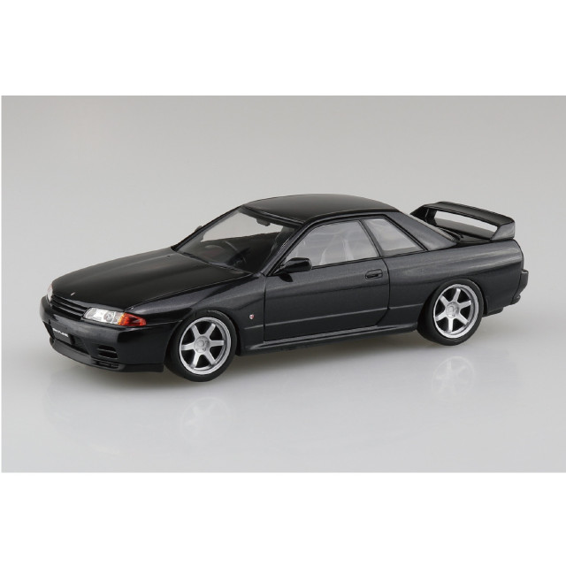 [PTM] 楽プラ スナップキット No.14CU-BP 1/32 ニッサン R32スカイラインGT-R カスタムホイール(ブラックパールメタリック) プラモデル(202890) アオシマ