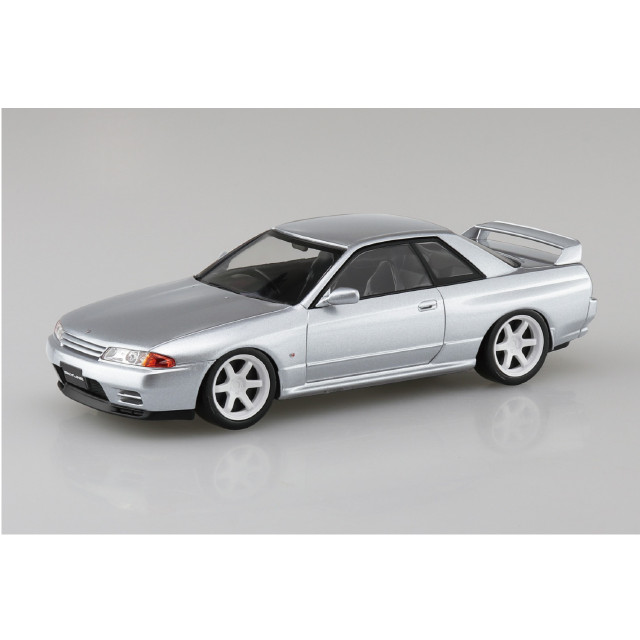 [PTM] 楽プラ スナップキット No.14CU-SS 1/32 ニッサン R32スカイラインGT-R カスタムホイール(スパークシルバー) プラモデル(202906) アオシマ