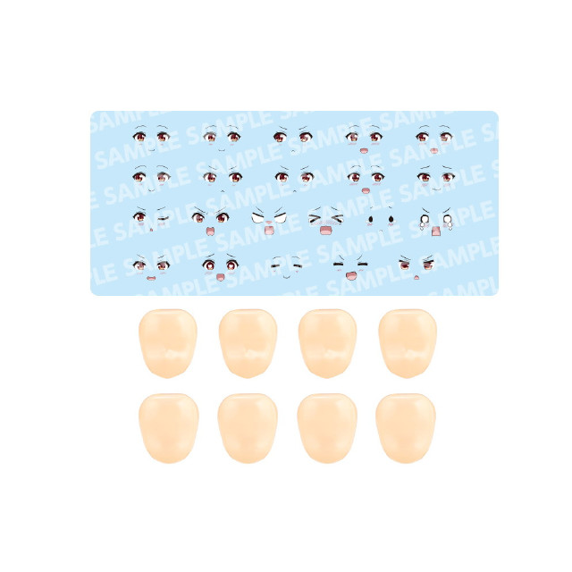 [PTM] 創彩少女庭園 1/10 カスタマイズフェイス&デカールセット Vol.8【らぐほのえりかデザイン 小石川エマ用A】(こいしかわえま) プラモデル用アクセサリ(JK072) コトブキヤ