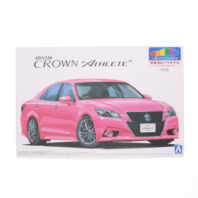 [PTM] プリペイントモデルシリーズ No.SP 1/24 トヨタ AWS210 クラウン アスリートG リボーンピンク`13 モモタロウ プラモデル(54048) アオシマ