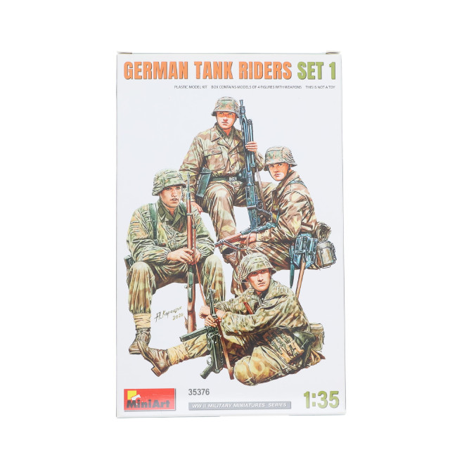 [PTM] 1/35 ドイツ戦車乗組員セット1 フィギュア4体入 プラモデル(MA35376) Mini Art(ミニアート)