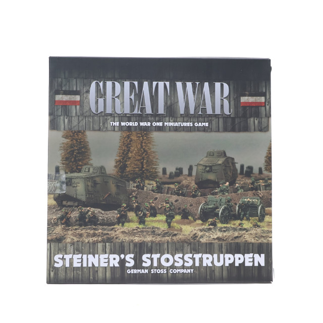 [PTM] Flames of War(フレイムズ・オブ・ウォー) Great War 1/100 Steiner's Stosstruppen プラモデル(GGEAB02) Battlefront Miniatures