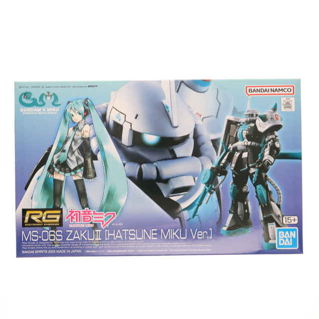 [PTM] プレミアムバンダイ限定 RG 1/144 MS-06S ザクII[初音ミクVer.] 機動戦士ガンダム プラモデル バンダイスピリッツ