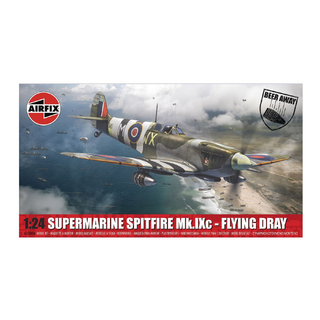[PTM] グラス付属 1/24 スーパーマリーン スピットファイア Mk.IXc フライング ドレー プラモデル(X-17001A) AIRFIX(エアフィックス)