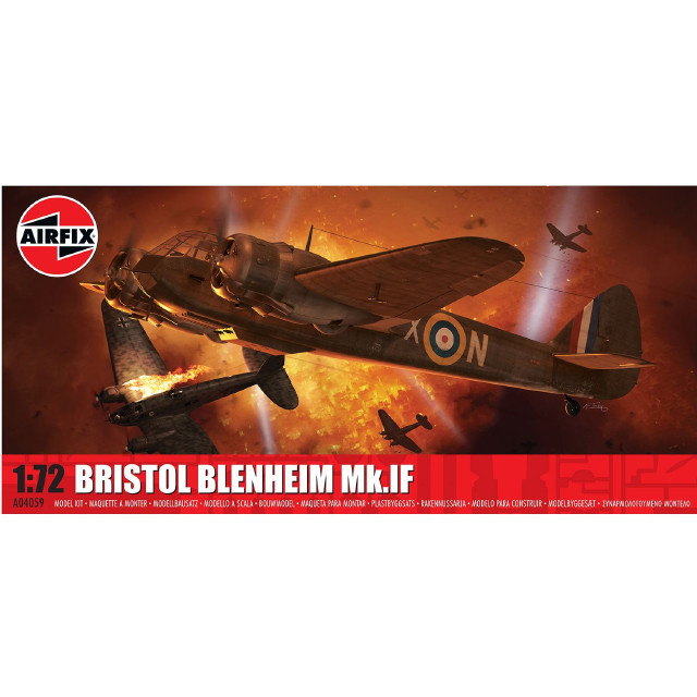 [PTM] (再販) 1/72 ブリストル ブレニム Mk.1F プラモデル(X4059) AIRFIX(エアフィックス)