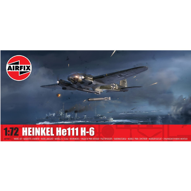 [PTM] (再販) 1/72 ハインケル He111 H-6 プラモデル(X-7007C) AIRFIX(エアフィックス)