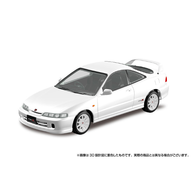 [PTM] 初回生産特典付属 楽プラ スナップキットシリーズ No.22-CW 1/32 ホンダ DC2インテグラ タイプR(チャンピオンシップホワイト) プラモデル(069370) アオシマ