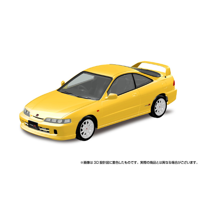[PTM] 初回生産特典付属 楽プラ スナップキットシリーズ No.22-SY 1/32 ホンダ DC2インテグラ タイプR(サンライトイエロー) プラモデル(069387) アオシマ