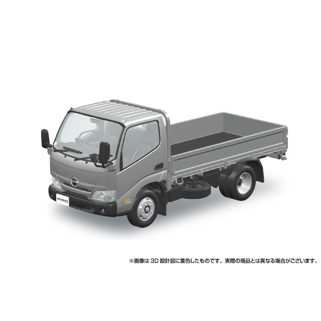 [PTM] 初回生産特典付属 楽プラ スナップキットシリーズ No.23-SR 1/32 日野 デュトロ 平ボデー(シルバー) プラモデル(067246) アオシマ