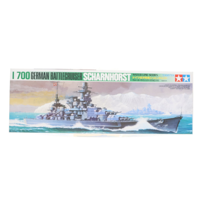 [PTM] ウォーターラインシリーズ No.118 1/700 ドイツ巡洋戦艦 シャルンホルスト ディスプレイモデル プラモデル(77518) タミヤ