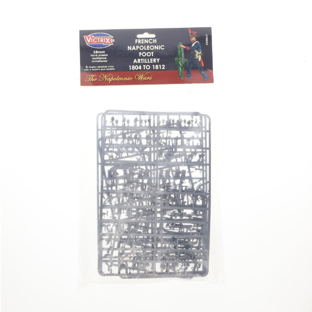 [PTM] The Napoleonic Wars French Napoleonic Foot Artillery(フランス ナポレオン帝国歩兵砲兵隊) 1804 to 1812 28mm プラモデル(VX0017) Victrix Miniatures