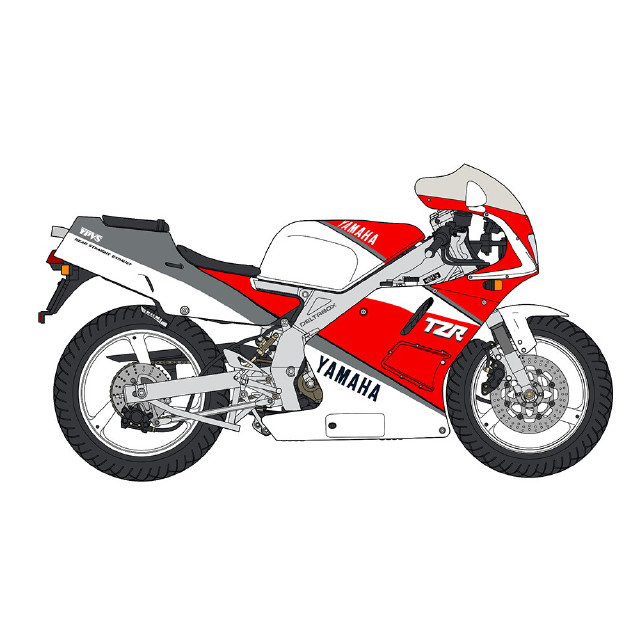 [PTM] 1/12 ヤマハ TZR250(3MA) 後期型(1990) プラモデル(21776) ハセガワ