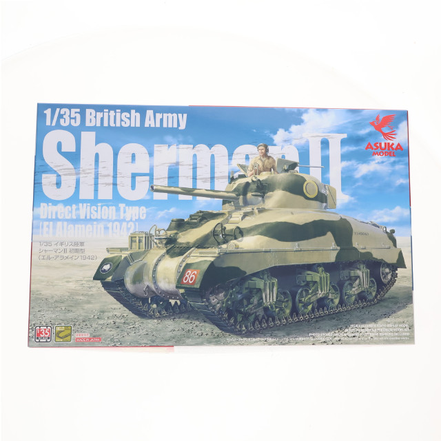 [PTM] 1/35 イギリス陸軍シャーマンII初期型(エルアラメイン1942) プラモデル(35-014) ASUKA Model(アスカモデル)