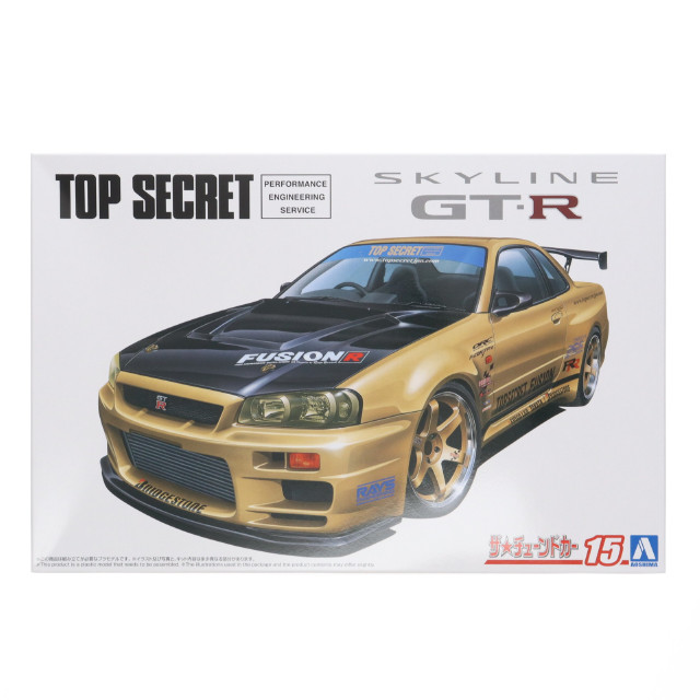 [PTM] ザ・チューンドカーシリーズ No.15 1/24 トップシークレット BNR34 スカイラインGT-R '99(ニッサン) プラモデル(200896) アオシマ