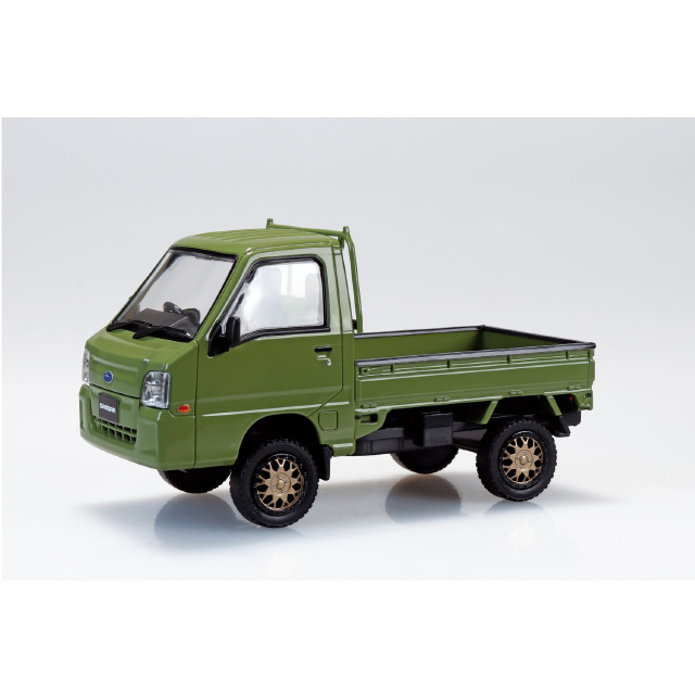 [PTM] 楽プラ スナップキット No.05CU-OG スバル サンバー トラック カスタムホイール(オリーブグリーン) プラモデル(203897) アオシマ