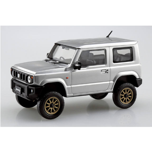 [PTM] 楽プラ スナップキット No.09CU-SS スズキ JB64 ジムニー カスタムホイール(シルキーシルバーメタリック) プラモデル(204252) アオシマ