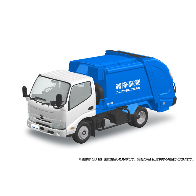 [PTM] 初回生産特典付属 楽プラ スナップキット No.25-PK 日野 デュトロ パッカー車 プラモデル(067215) アオシマ
