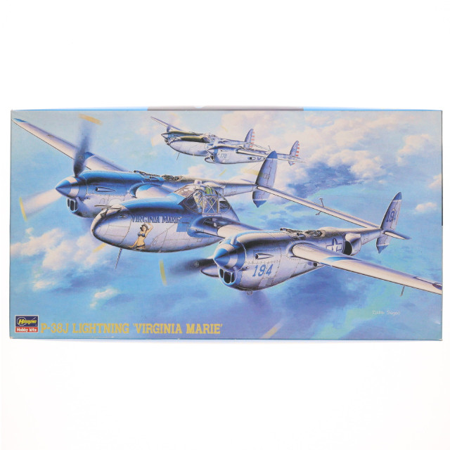 [PTM] 1/48 P-38J ライトニング 『バージニア マリー』 アメリカ陸軍 戦闘機 プラモデル(JT1) ハセガワ