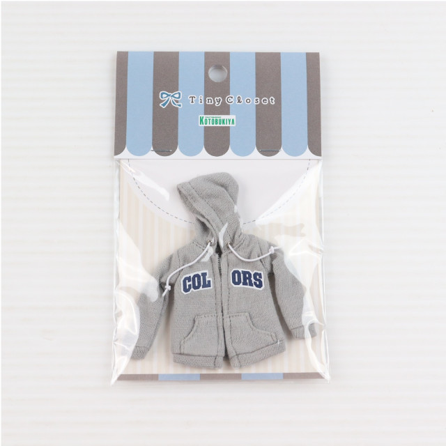 [PTM] コトブキヤショップ限定 創彩少女庭園 タイニークローゼット 1/10 ジップパーカーコレクション(Gray)(グレー) プラモデル用アクセサリ(CL001) コトブキヤ