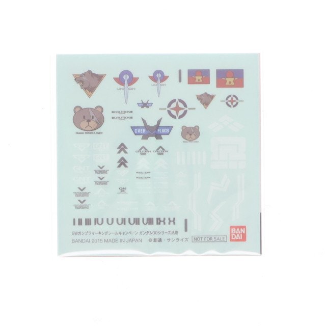 [PTM] ガンダム00シリーズ汎用デカール 2015年 GWガンプラマーキングシールキャンペーン品 機動戦士ガンダム00(ダブルオー) プラモデル用アクセサリ バンダイ