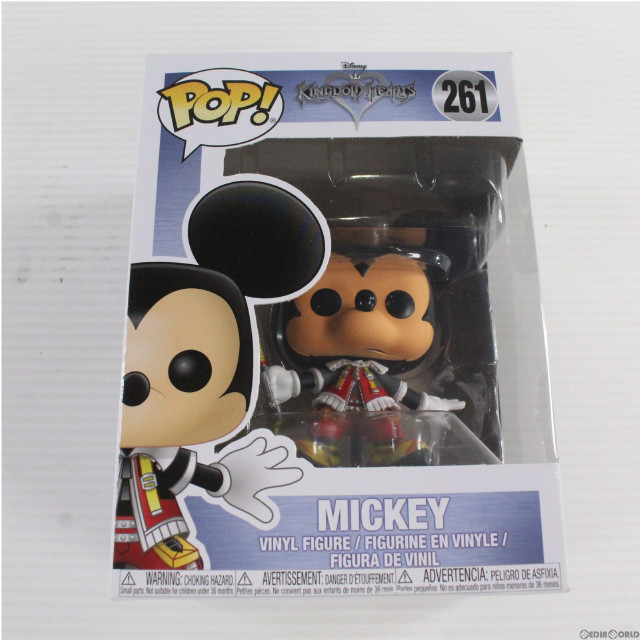 [SFT]POP! Disney Series 261 ミッキー KINGDOM HEARTS(キングダム ハーツ) 完成品 ソフビフィギュア(海外流通版) FUNKO(ファンコ)
