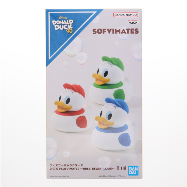 [SFT]ヒューイ&デューイ&ルーイ ディズニーキャラクターズ おふろでSOFVIMATES 〜HUEY、DEWEY、LOUIE〜 フィギュア プライズ(27185559) バンプレスト