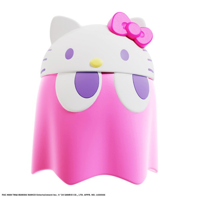 [SFT] ちびコレクトフィギュア デラックス ゴースト ハローキティ パックマン×サンリオキャラクターズ 完成品 ソフビフィギュア メガハウス