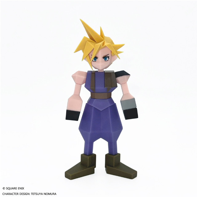 [SFT] ポリゴンソフビ クラウド・ストライフ FINAL FANTASY VII(ファイナルファンタジー7) 完成品 ソフビフィギュア スクウェア・エニックス