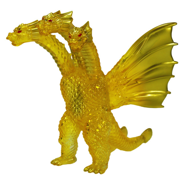 [SFT] CCPミドルサイズシリーズ ゴジラEX 第11弾 キングギドラ(1991) クリアイエロー Ver. ゴジラvsキングギドラ 完成品 ソフビフィギュア CCP