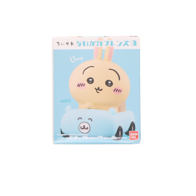 [SFT] (単品)(食玩) 8.うさぎ(くるまブーイ) ちいかわフレンズ3 ちいかわ なんか小さくてかわいいやつ ソフビフィギュア バンダイ