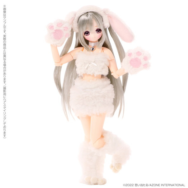 [DOL]えっくす☆きゅーと 14thシリーズ ひだまりのどうぶつたち♪もこもこうさぎさん/みう 1/6 完成品 ドール(POD005-HUM) アゾンインターナショナル