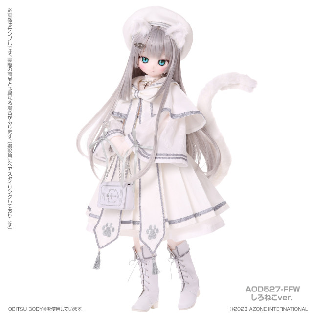 [DOL]s*t*j × Iris Collect petit(アイリス コレクト プチ) ふるる〜Fluffy holy kitten.〜しろねこver. 1/3 完成品 ドール(AOD527-FFW) アゾン