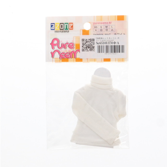 [DOL]ピュアニーモ用 PNM 長袖ニットタートル ホワイト 1/6 ドール用衣装(PNM005-WHT) アゾンインターナショナル